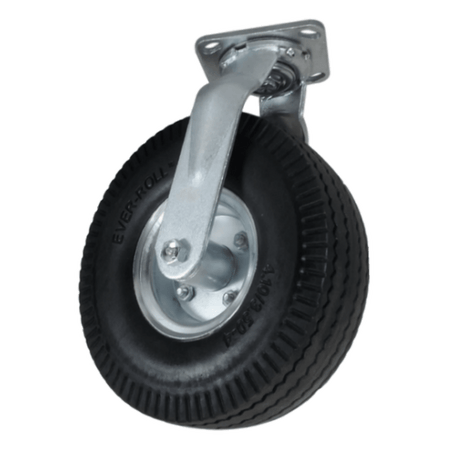 10" x 3" Ever-Roll Flat Free Wheel Swivel Caster - 280 lbs. Capacity - Durable Superior Casters