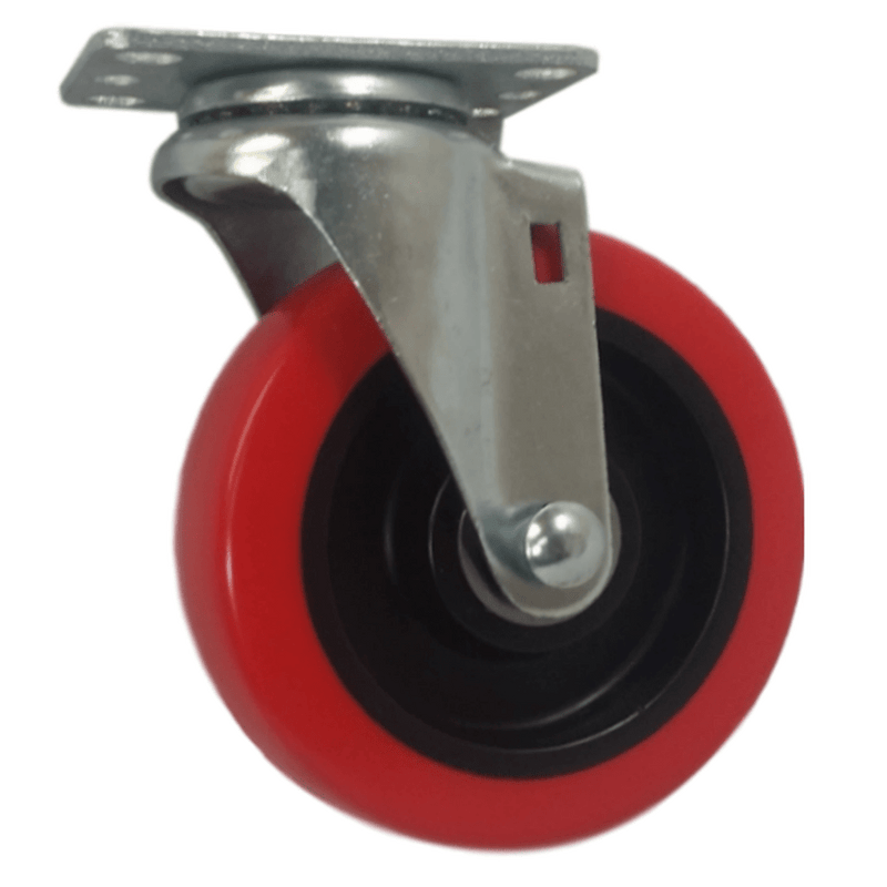 5" x 1-1/4" Poly-Pro Wheel Swivel Caster - 300 lbs. capacity - Durable Superior Casters