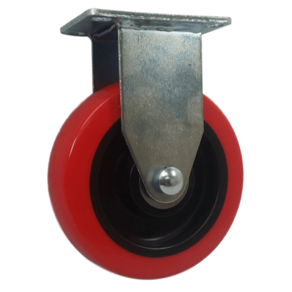 5" x 1-1/4" Poly-Pro Wheel Rigid Caster - 350 lbs. capacity - Durable Superior Casters