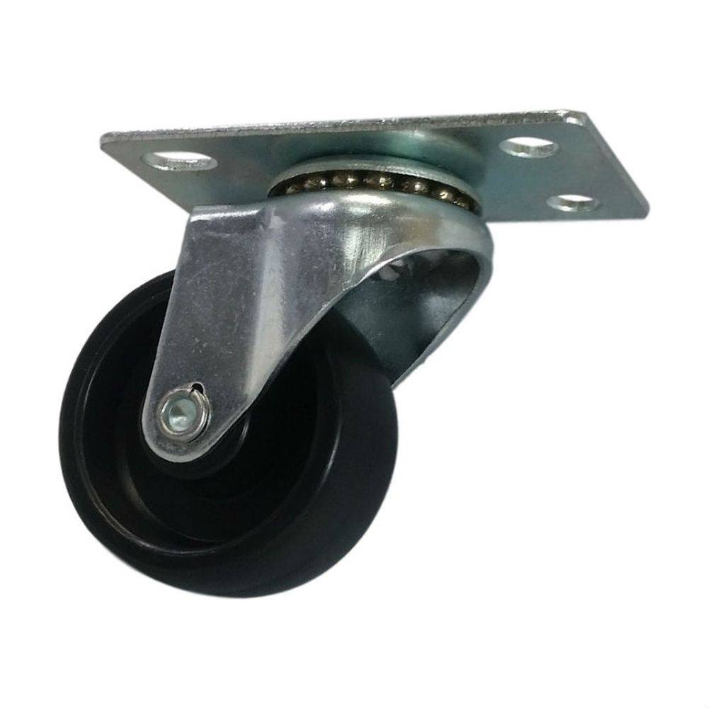 2" x 13/16" Polyolefin Wheel Swivel Caster - 80 lbs. Capacity (4-Pack) - Durable Superior Casters