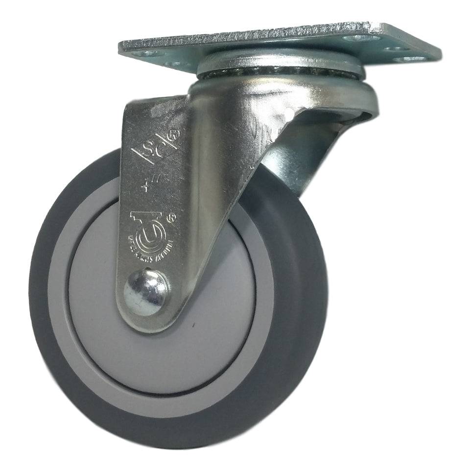 4" x 1-1/4" Thermo-Pro Wheel Swivel Caster 250 lbs. Capacity - Durable Superior Casters