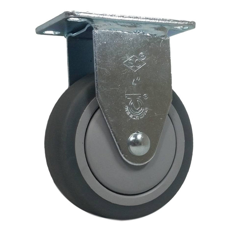 4" x 1-1/4" Thermo-Pro Wheel Rigid Caster - 250 lbs. capacity - Durable Superior Casters