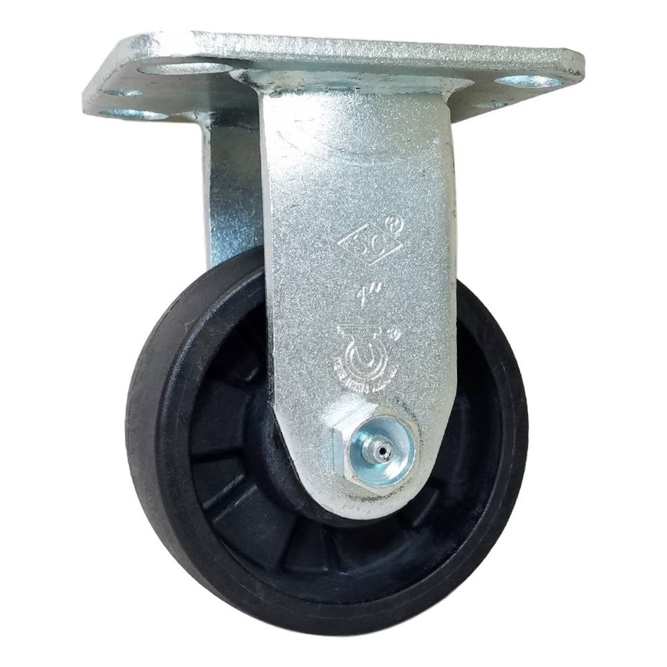 4" x 2" MaxRok Wheel Rigid Caster - 800 lbs. Capacity - Durable Superior Casters