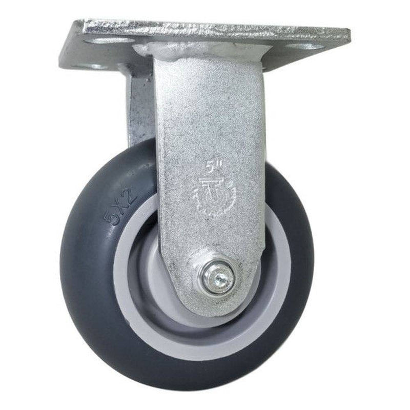 5" x 2" Thermo-Pro Wheel Rigid Caster - 350 lbs. Capacity - Durable Superior Casters