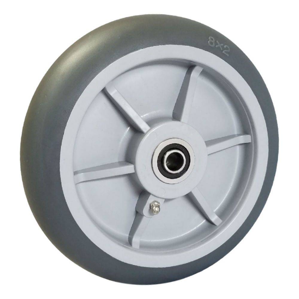 8" x 2" Thermo-Pro Wheel 1/2" Precision Bearing - 600 lbs. Capacity - Durable Superior Casters