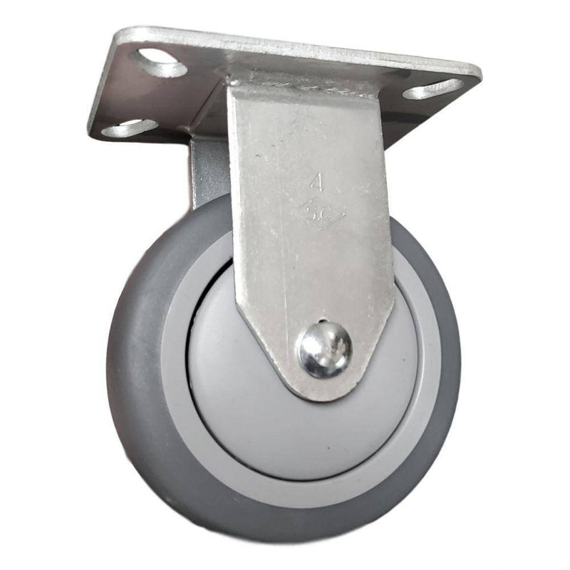 4" x 1-1/4" Thermo-Pro Wheel Rigid Caster - 250 lbs. capacity - Durable Superior Casters