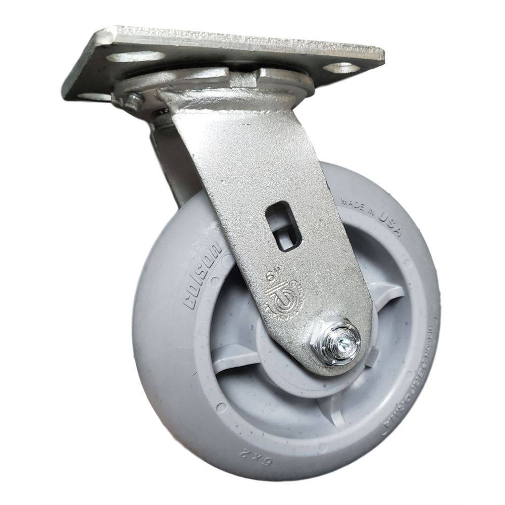 6" x 2" Colson Performa Wheel Swivel Caster 450 lbs. Capacity Source 4 Industries
