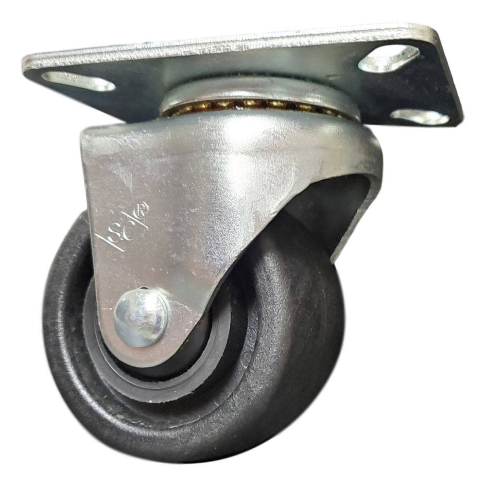 3" x 1-13/16" MaxRok Whl Low Profile Swivel Caster 500 lbs. Cap., Sealed Bearing - Durable Superior Casters