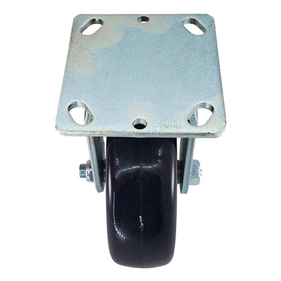 6" x 2" Pro-Tech Extra Performance Rigid Caster - 900 lbs. Capacity - Source 4 Industries