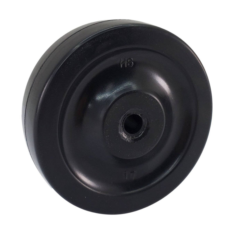 4" x 1-1/4" Soft Rubber Wheel - 350 lbs. Capacity (4-Pack) - Durable Superior Casters