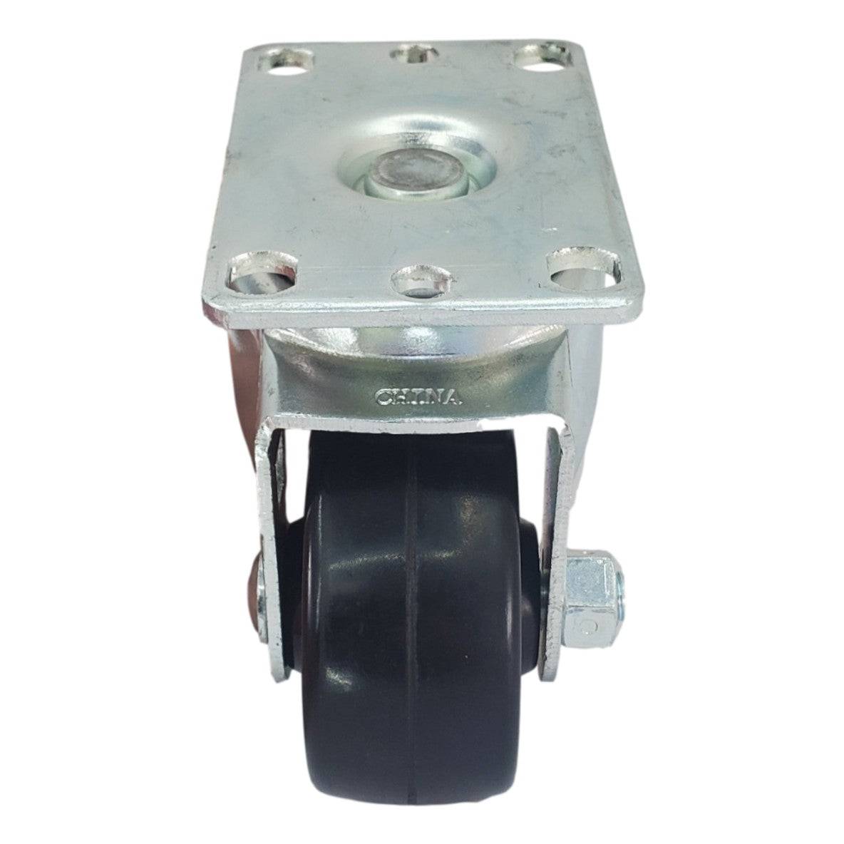 2-1/2" X 1-1/4" Soft Rubber Wheel Swivel Caster - 275 lbs. Capacity (4-Pack) - Durable Superior Casters