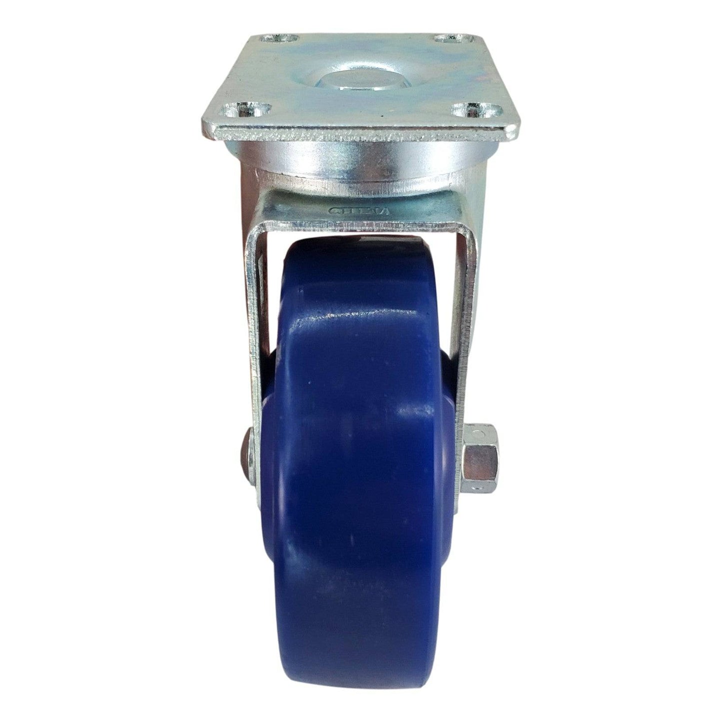 4" x 1-1/4" Polyon Aluminum Wheel Swivel Caster - 380 lbs. Capacity - Durable Superior Casters