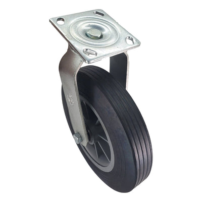 10" x 2-3/4" Eco-Rubber Flat Free Wheel Swivel Caster- 650 lbs. Capacity - Durable Superior Casters