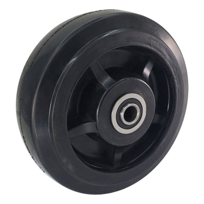 6" x 2" Rubber on Nylon Wheel - 550 lbs. Capacity - Durable Superior Casters