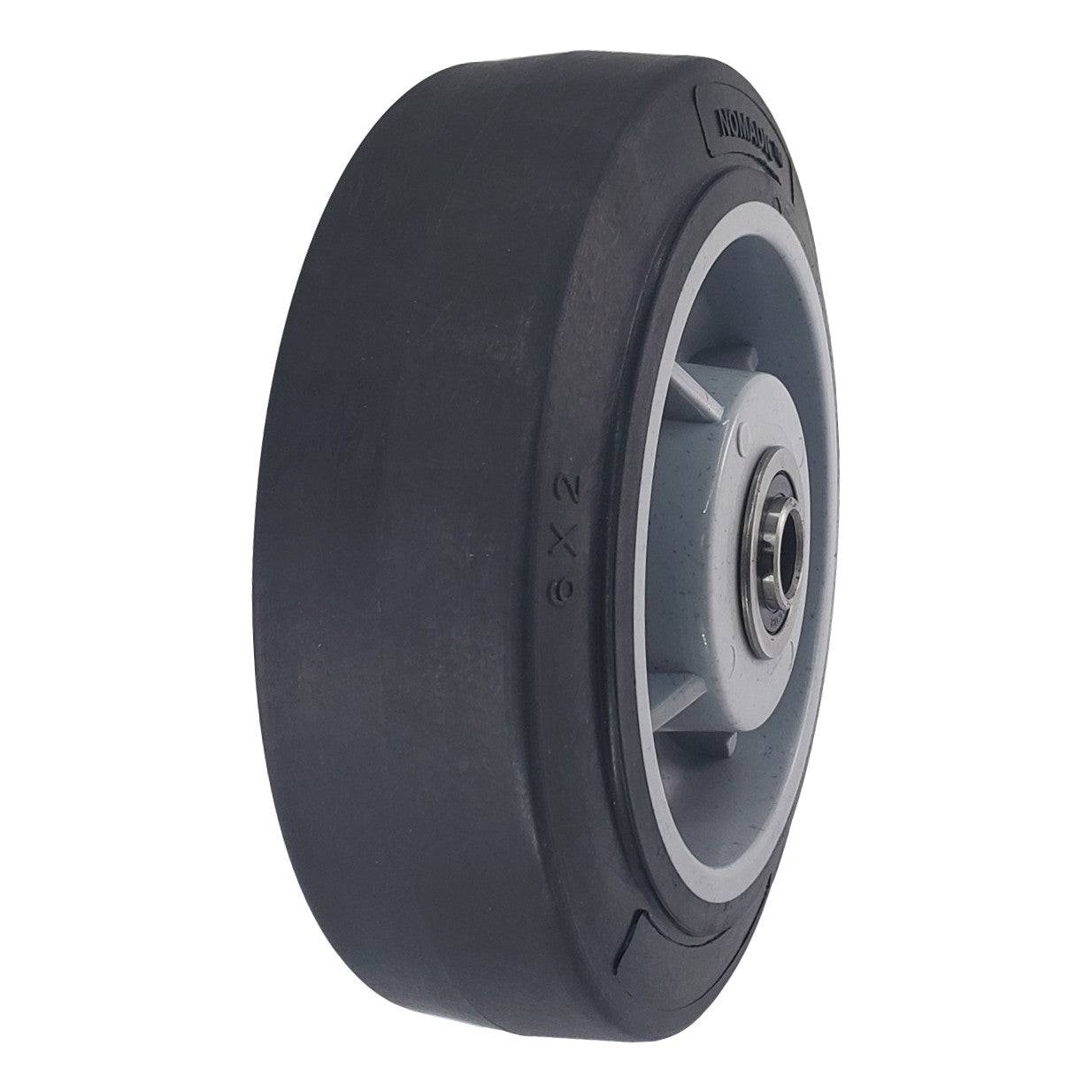 6" x 2" Nomadic Wheel - 600 lbs. capacity - Durable Superior Casters