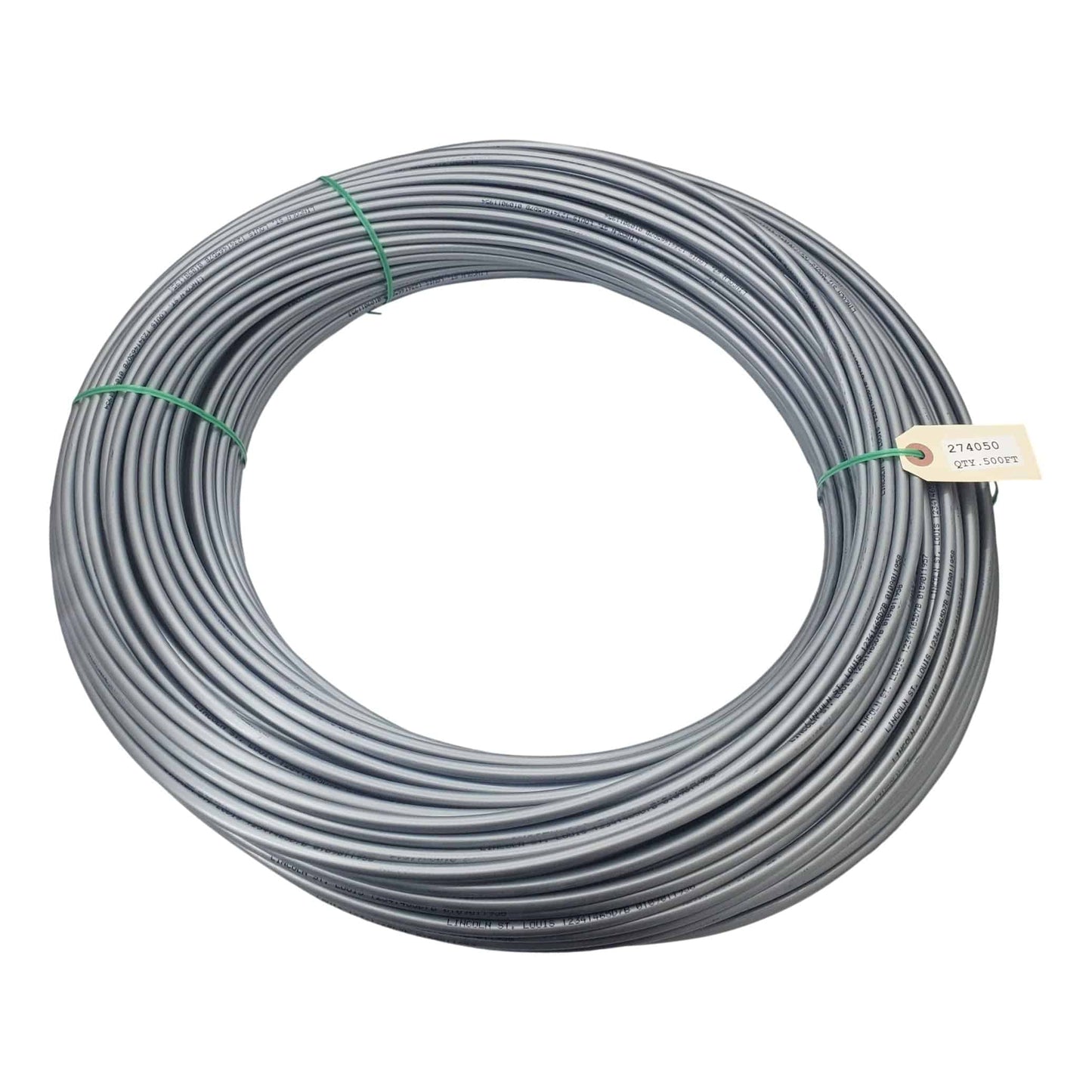 Lincoln 500' Grease Tubing 1/4in OD Gray - Lincoln Industrial