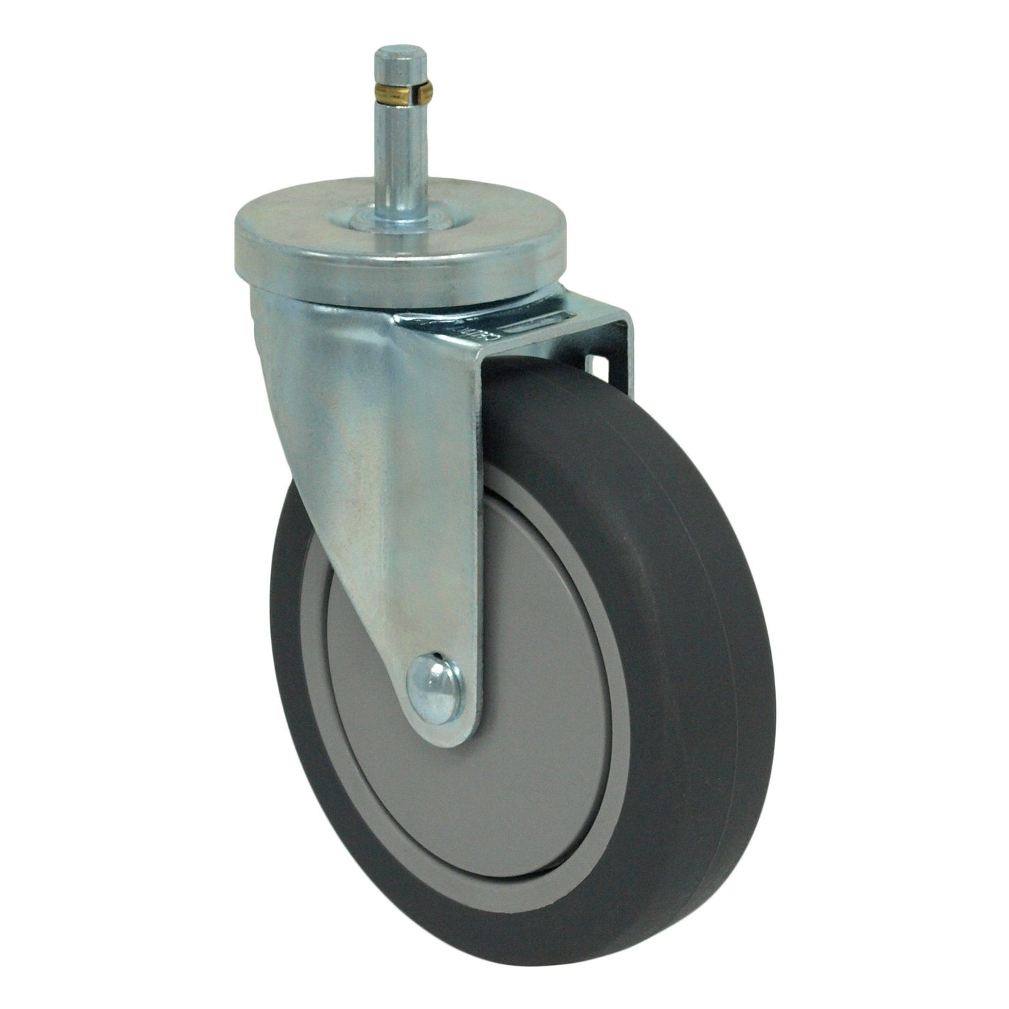 5" x 1-1/4" Thermo-Pro Swivel Grip Ring Stem Caster (7/16")  - 300 lbs. Cap. - Durable Superior Casters