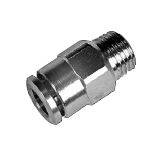 Push-In Fitting, Straight, 6MM Tubing, M8 Thread - Lincoln Industrial