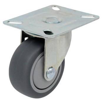 3" x 1-1/4" Thermo-Pro Wheel Swivel Caster w/ Swivel Dust Cap - 210 lbs. Cap. - Durable Superior Casters