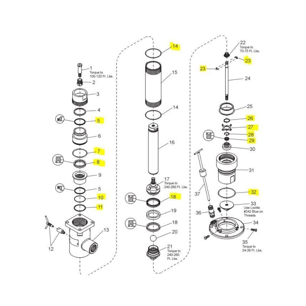 REPAIR KIT FOR 84921 - Lincoln Industrial