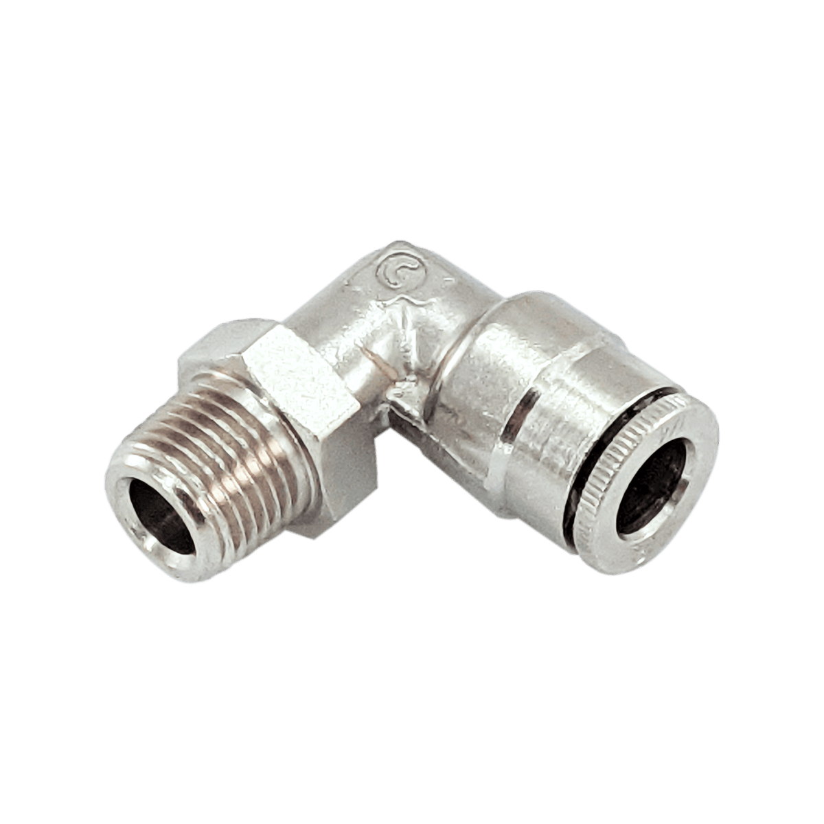 Quicklinc Tubing Adapterâ€â€Male 90Â° Elbow, Swivel - Lincoln Industrial