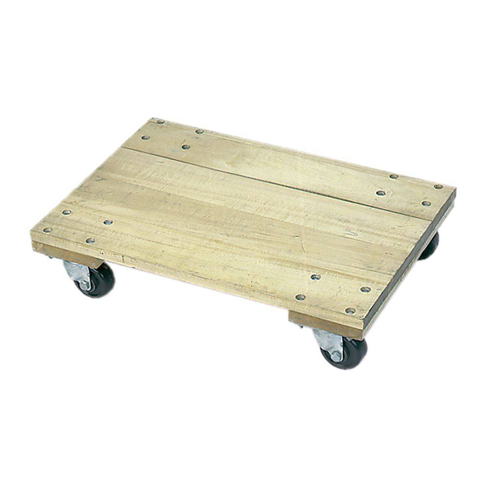Solid Platform Wood Dolly - 900-1200lb. Capacity - Wesco