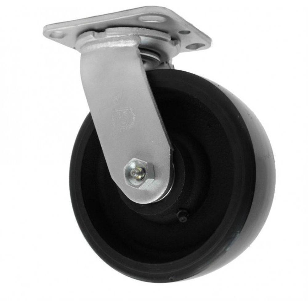 6" x 2" Energy Saver Polyon Cast Wheel Swivel Caster - 1250 lbs. capacity - Durable Superior Casters