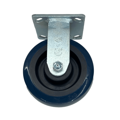 6" x 2" Poly-Pro Wheel Rigid Caster - 800 lbs. capacity - Durable Superior Casters