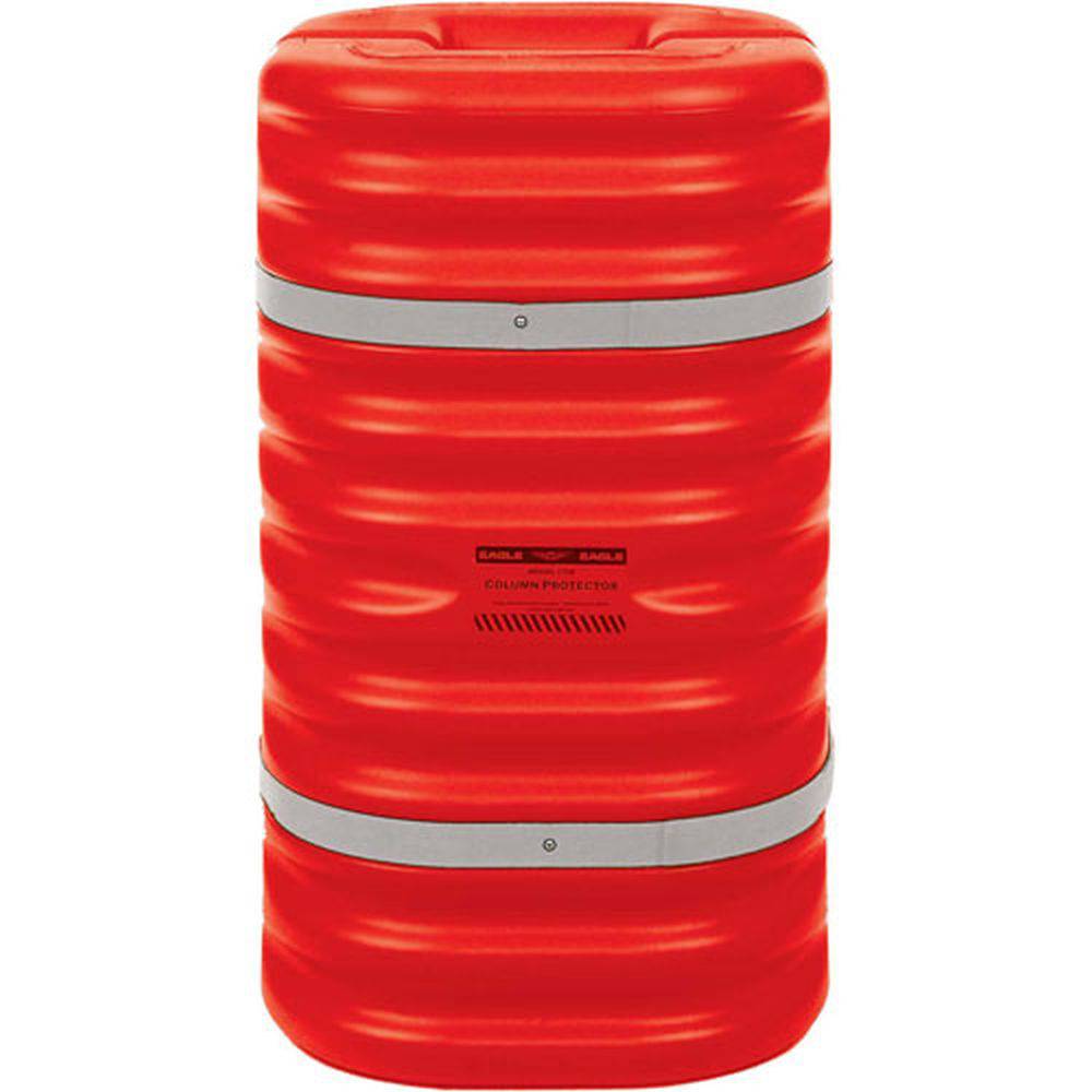 Column Protectors for Weight Bearing Columns 42"H (Yellow) - Eagle Manufacturing