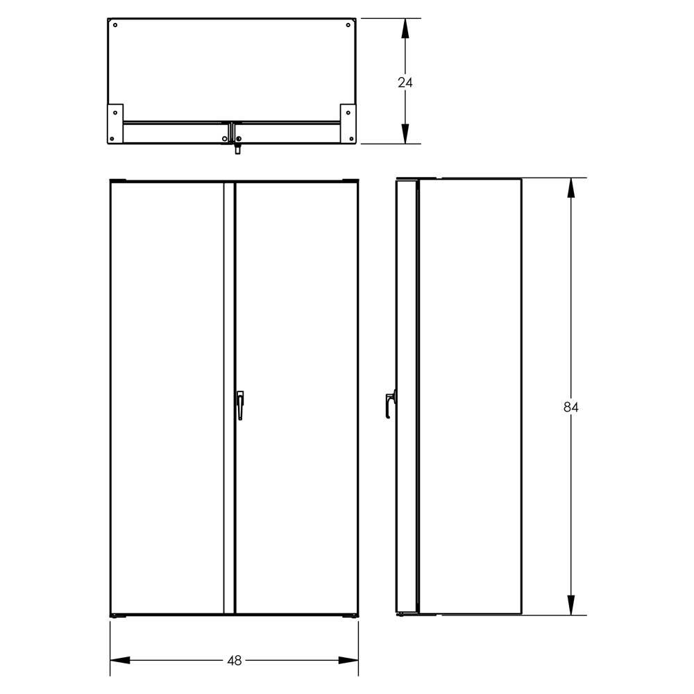 Valley Craft Bin & Shelf Cabinets - Deep Door