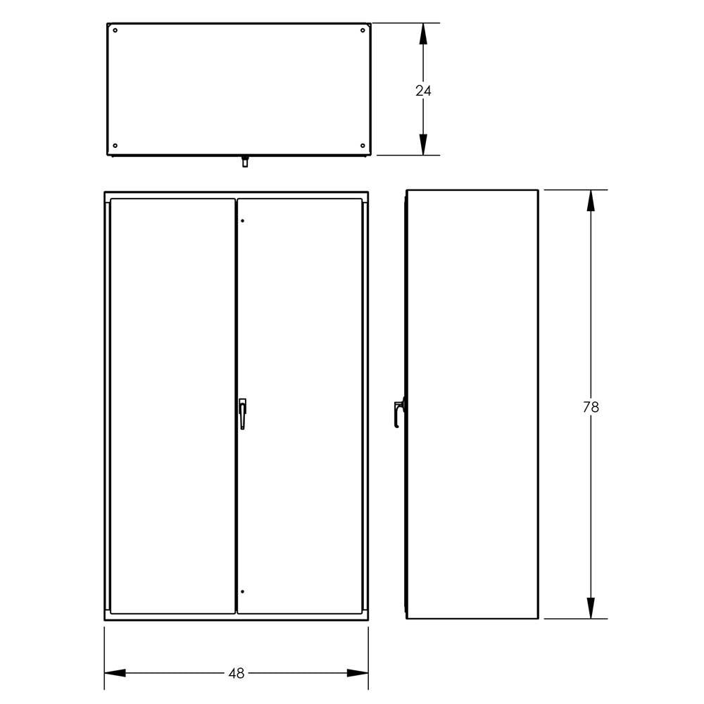 Valley Craft Bin & Shelf Cabinets - Flush Door