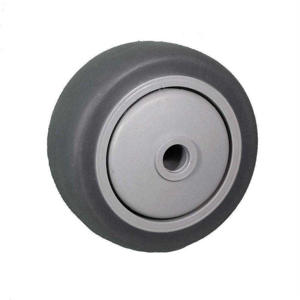 3" x 1-1/4" Thermo-Pro Wheel Gray/Gray - 210 lbs Capacity (4-Pack) - Durable Superior Casters