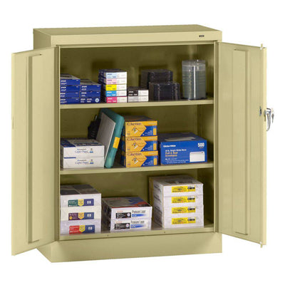 Standard Counter Height Storage Cabinet (Pre-Assembled) 36"Wx18"Dx42"H - Tennsco