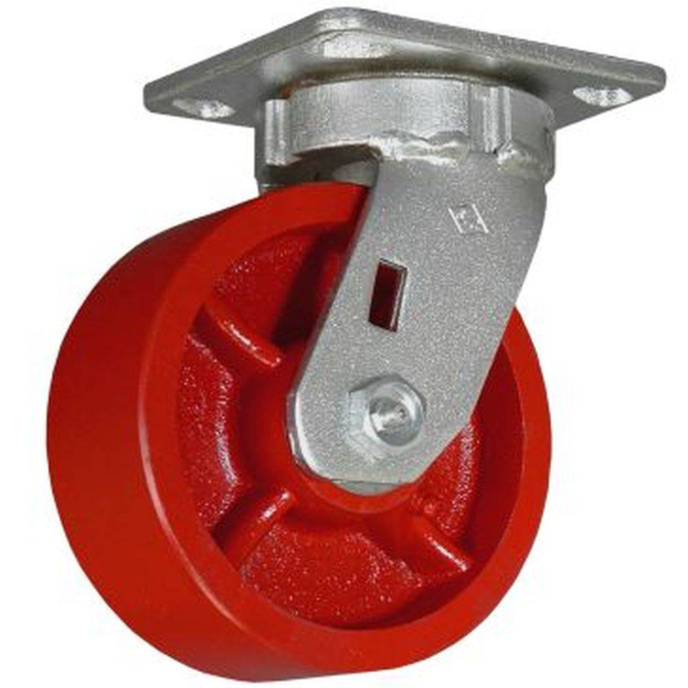 5" x 2" Ductile Steel Wheel Kingpinless Swivel Caster - 1500 lbs. capacity - Durable Superior Casters