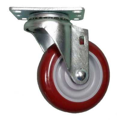 4" x 1-1/4" Polymadic Wheel Swivel Caster - 350 lbs. capacity - Durable Superior Casters