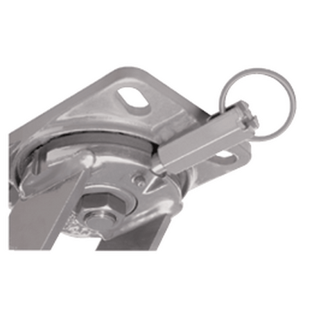 5" x 2" Polymadic Wheel Swivel Caster w/ Top Lock Brake - 750 lbs. capacity - Durable Superior Casters