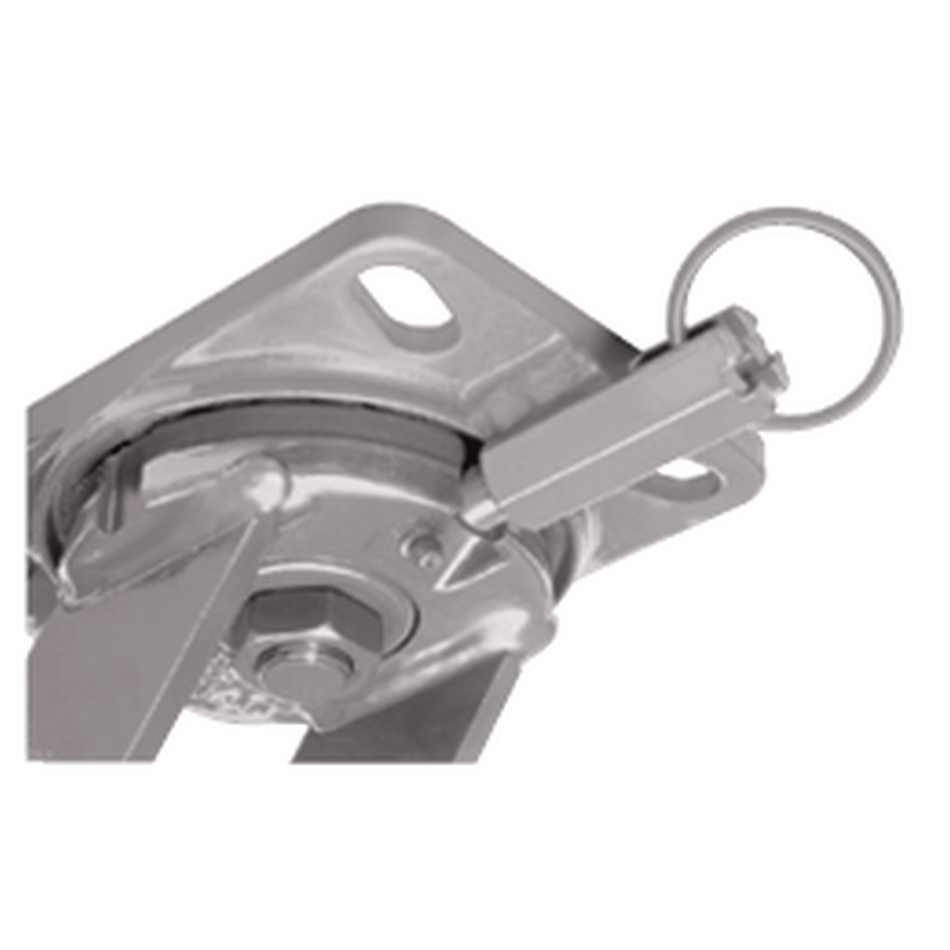 6" x 2" Polyflexon Cast Wheel Swivel Caster - 900 lbs. Capacity - Durable Superior Casters