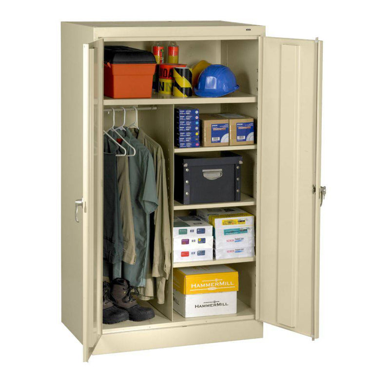 Welded Combo Storage Cabinet 5.5' Tall (Pre-Ass.) 36"Wx24"Dx66"H - Tennsco
