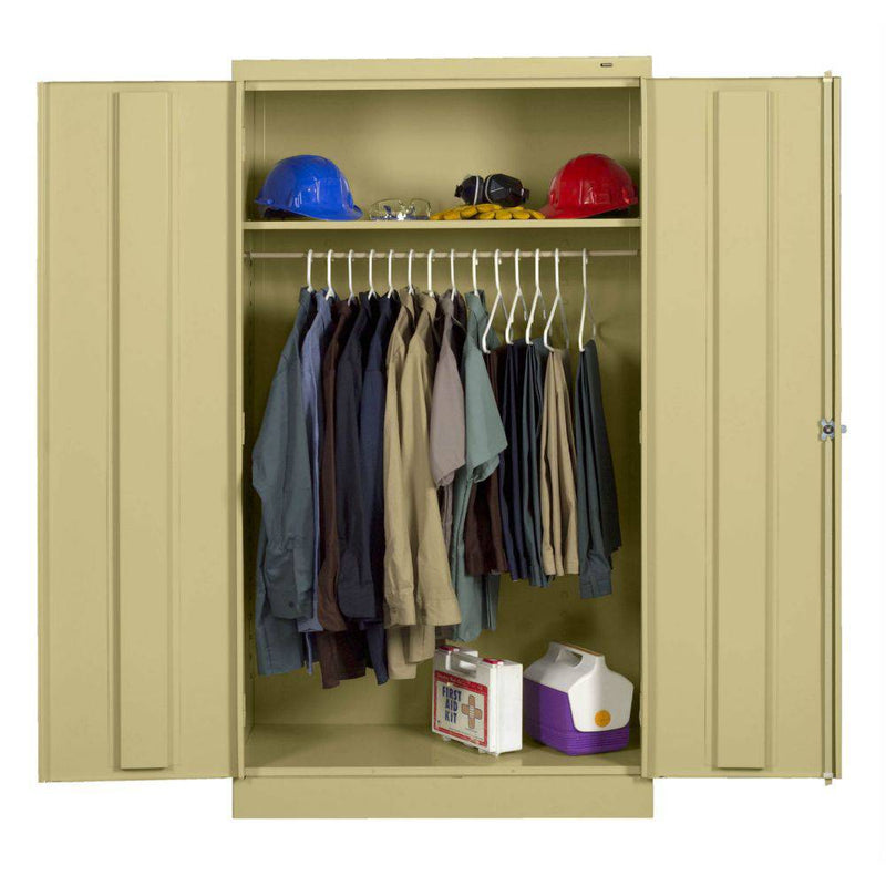 Standard Wardrobe Cabinet (Pre-Assembled) 36"w x 18"d x 72"h - Tennsco