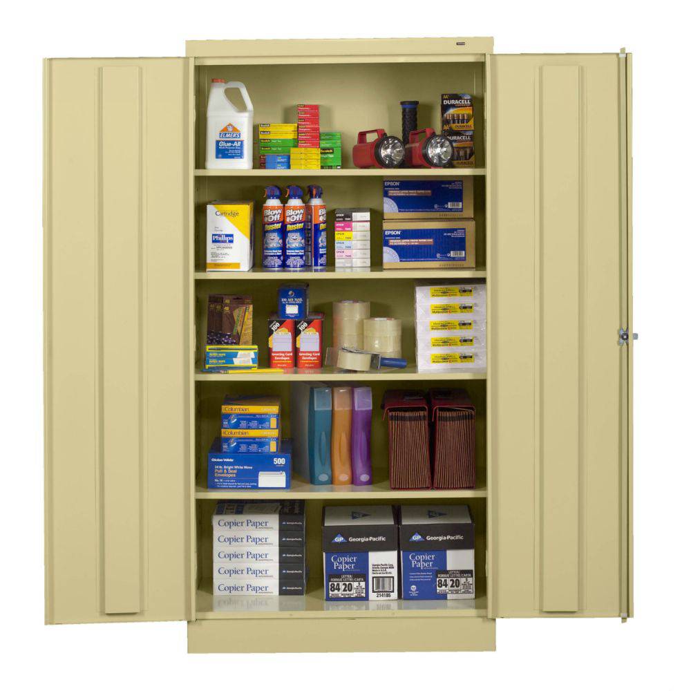 Standard Storage Cabinet (Pre-Assembled) 36"w x 24"d x 72"h - Tennsco