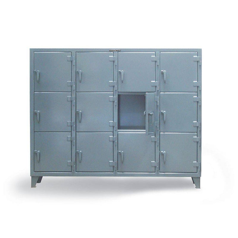 Triple-Tier Industrial Locker with Multiple Compartments - Strong Hold