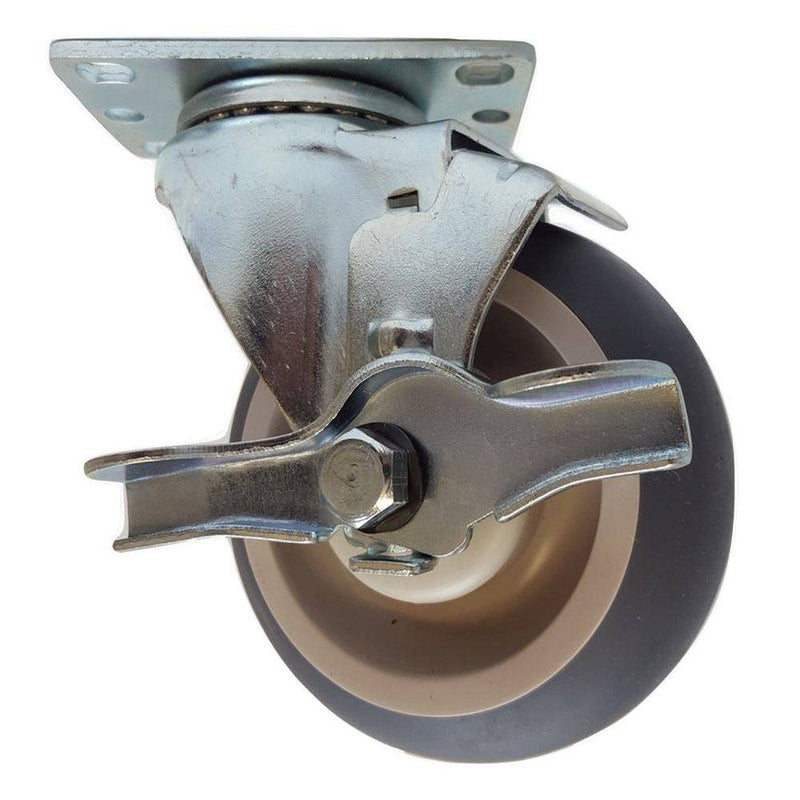 4" x 1-1/4" Thermo-Pro Wheel Caster w/ Dust Cap - 250 lbs. capacity - Durable Superior Casters