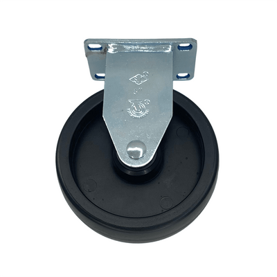 5" x 1-1/4" Polyolefin Wheel Rigid Caster - 200 lbs. Capacity (4-Pack) - Durable Superior Casters