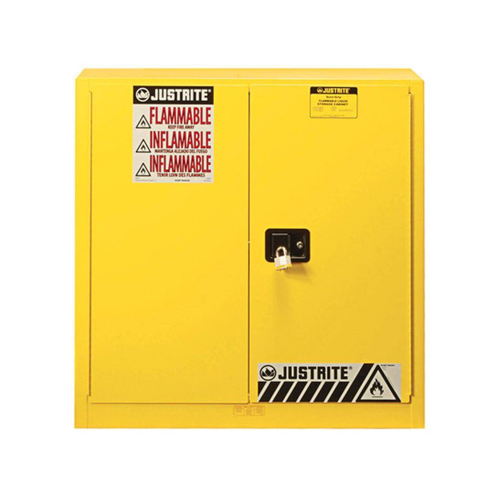 Sure-Grip Ex Combustibles Safety Cabinet For Paint, 40 Gal, 2 m/c Dr - Justrite