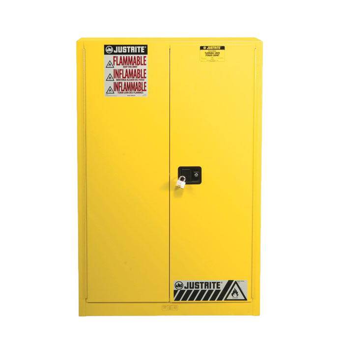 Sure-Grip Ex Combustibles Safety Cabinet For Paint, 60 Gal, 2 M/C Dr - Justrite