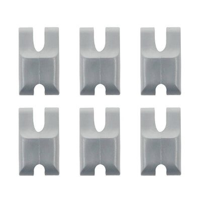 Metro 9184P Additional Rust-Proof Polymer Clips for Super Erecta Solid Shelving, Bag of 6 - Metro