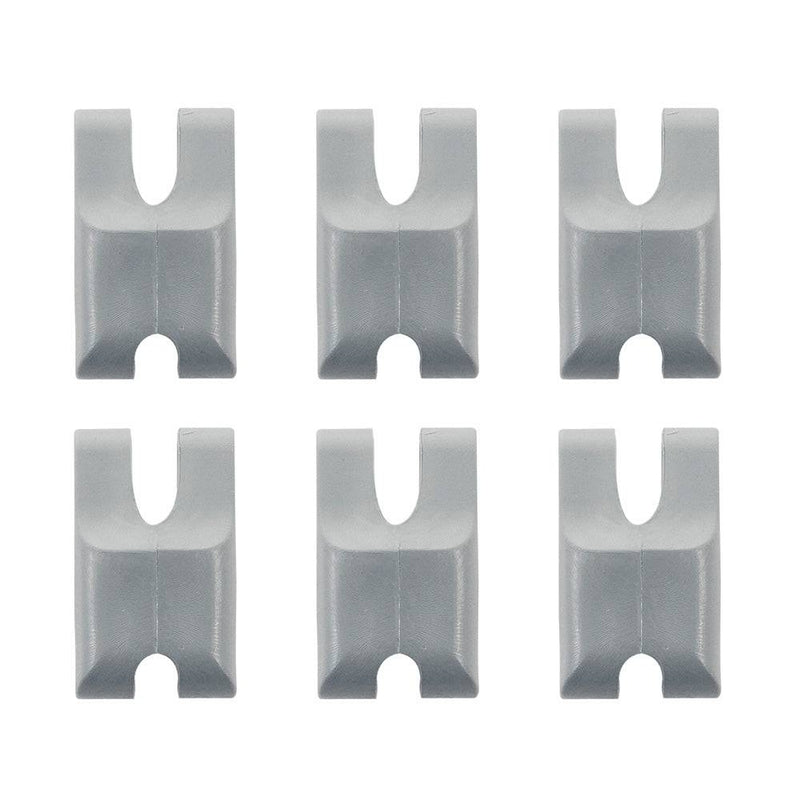 Metro 9184P Additional Rust-Proof Polymer Clips for Super Erecta Solid Shelving, Bag of 6 - Metro