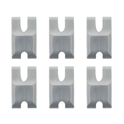 Metro 9184P Additional Rust-Proof Polymer Clips for Super Erecta Solid Shelving, Bag of 6 - Metro