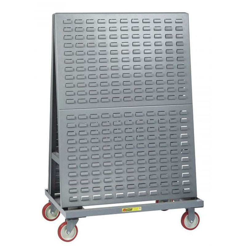 Mobile A-Frame Lean Tool Cart (Louvered Panel) - Little Giant