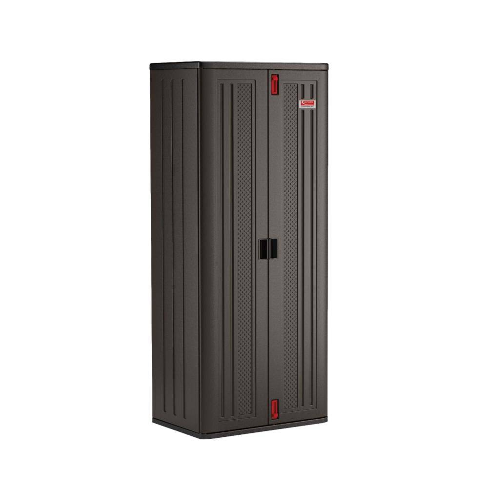 Tall Storage 4 Shelf Cabinet - Gray - Suncast Commercial